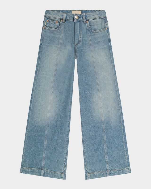 Girl's Nini Wide Leg Jeans, Size 7-16